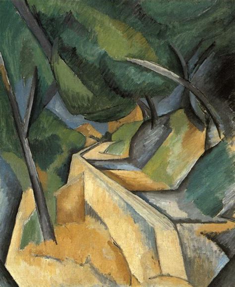 Road near Estaque, 1908 - Georges Braque - WikiArt.org