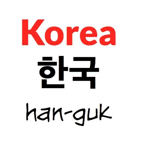 How to Say "Korea" in Korean - Learn the country's name