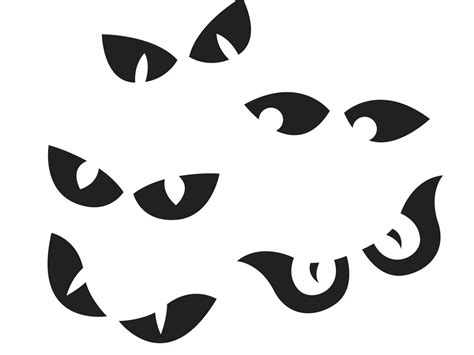 Cat Eyes Silhouette at GetDrawings | Free download