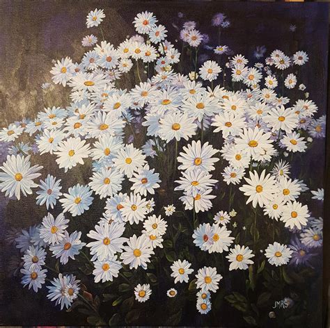 Daisies 20x20 Acrylic on Canvas : r/painting