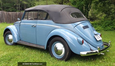 1960 Vw Volkswagen Beetle Convertible Classic