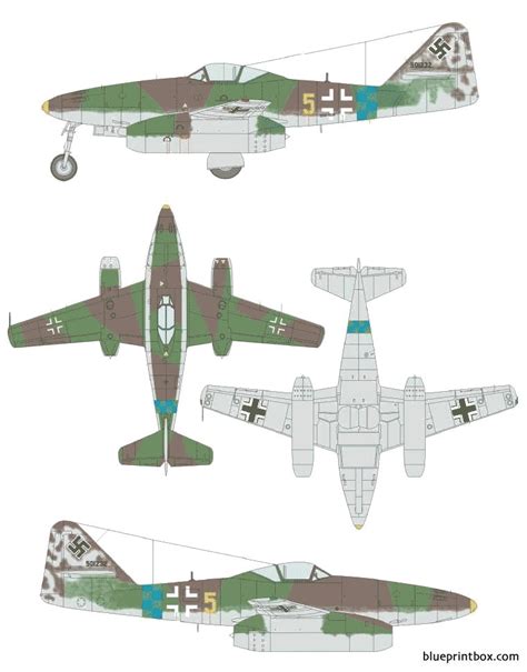 Messerschmitt Me 262 Blueprints