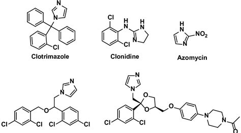 Structures of marketed drugs having imidazole ring. | Download ...