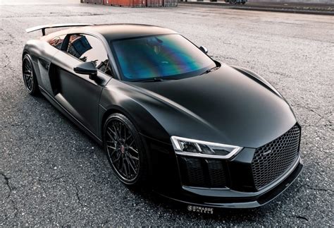 All-Black Audi R8 V10 Plus Looks Like A Four-Wheel Stealth Bomber ...