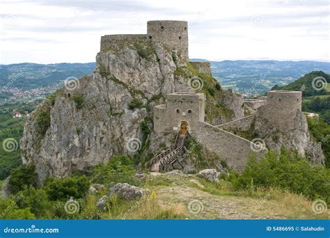 Srebrenik Fortress Royalty Free Stock Photo - Image: 5486695