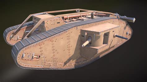 3D asset Mark IV tank | CGTrader