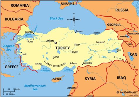 Maps of Anatolia (Asia Minor) and Turkey - Istanbul Clues