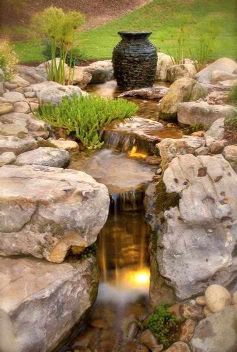 25 Pond Waterfall Designs and Ideas