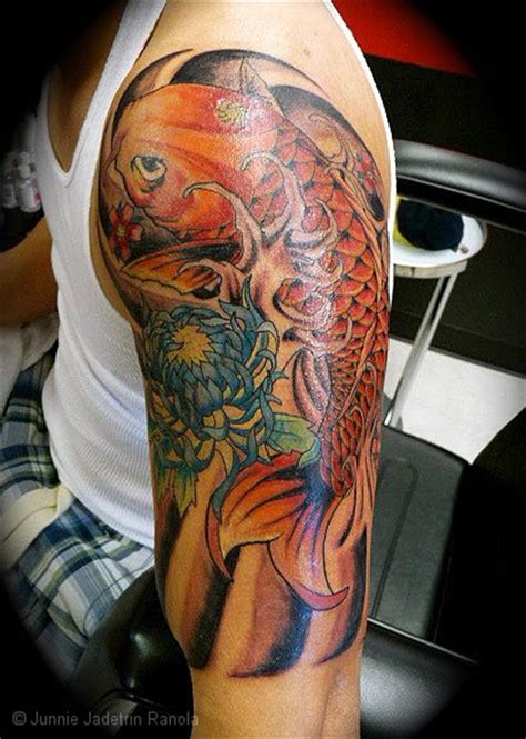 Koi fish tattoo designs for men | Koi Fish Tattoo