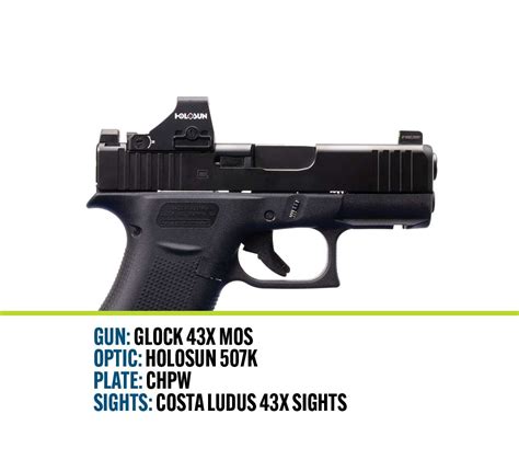 glock 43x mos iron sights