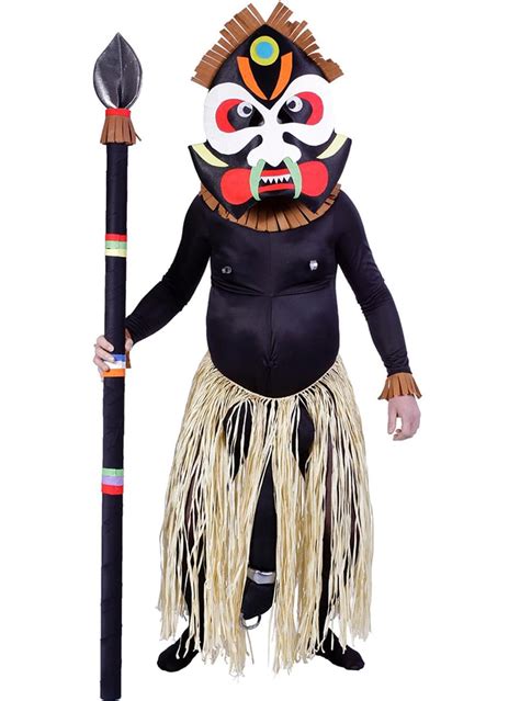 Zulu Warrior Adult Costume: buy online at Funidelia.