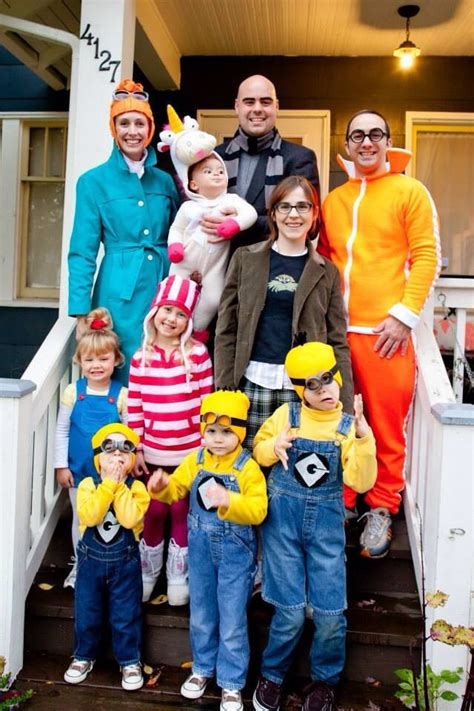 Despicable Me characters for Halloween! Handmade costumes. Our 5th year ...