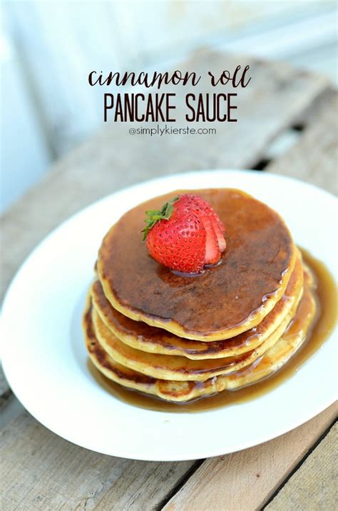 Cinnamon Roll Pancake Sauce | simplykierste.com