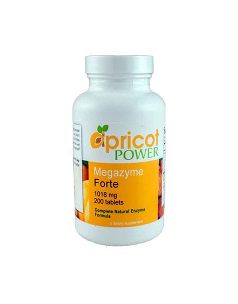 Apricot Power Megazyme Forte Pancreatic Enzyme 1018mg - Fresh Start ...