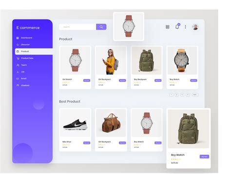 eCommerce product Dashboard UI by Nabil mahmud for UI Deft on Dribbble