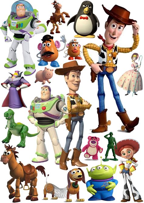 Toy Story characters | Toy story characters, Toy story, Disney scrapbook