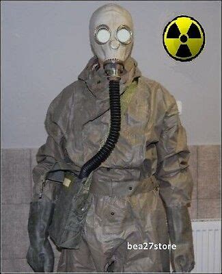 GAS MASK CHERNOBYL NBC HAZMAT SUIT RADIATION CHEMICAL NUCLEAR ...