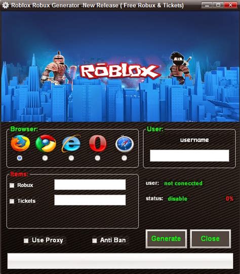 Robux generator made by roblox