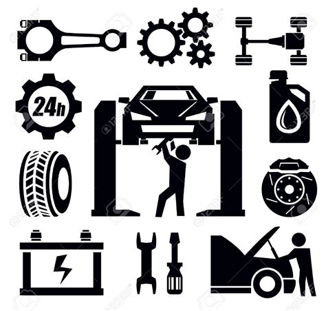 mechanic tool clipart black and white - Clip Art Library