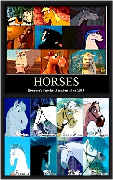 They're always my favorite characters:) | Disney horses, Disney ...