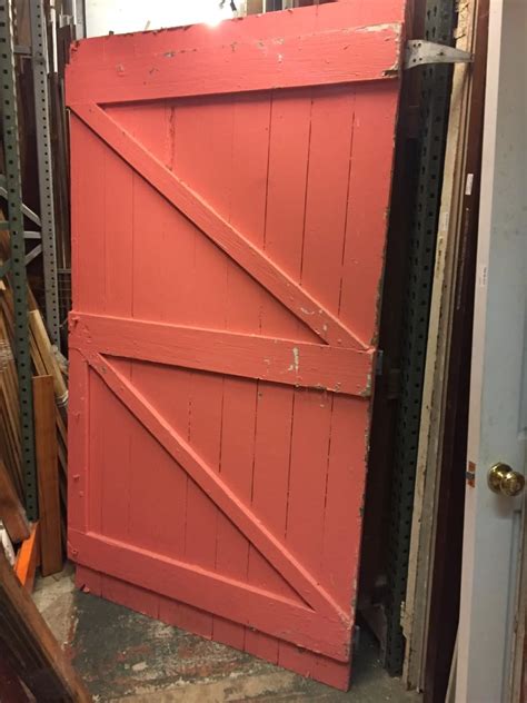 Pink Barn Door 48” x 72 1/2” - Sarasota Architectural Salvage, 1093 ...