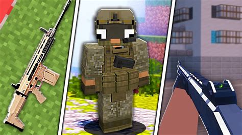 10 Amazing Minecraft Gun Mods For All Versions | forge and fabric - YouTube