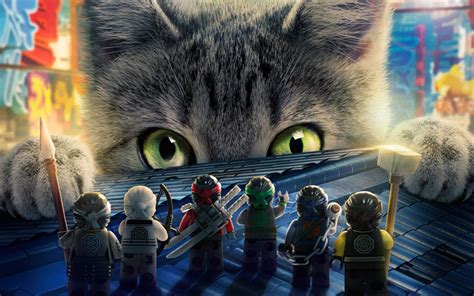 Download wallpapers The LEGO Ninjago Movie, cat, poster, 3d-animation ...