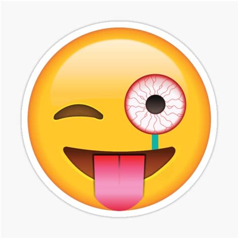 "Emotional Emoji" Sticker for Sale by Lacking | Redbubble