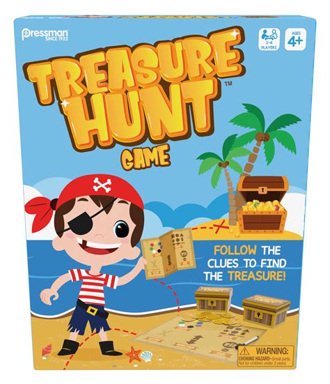 Pressman Treasure Hunt Game - Follow the Clues to Find the Treasure ...