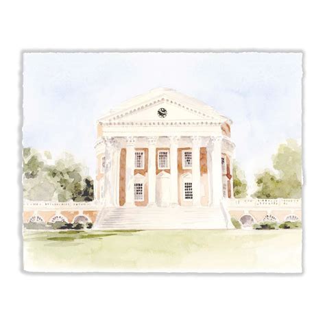 UVA - Rotunda — Susan Woodard Watercolors