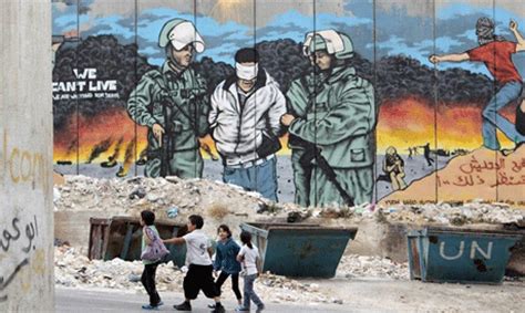 Colourful war of words plays out on Gaza's battered walls - Visual Art ...