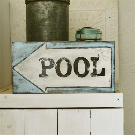 Antique swimming pool signs | Hawk Haven