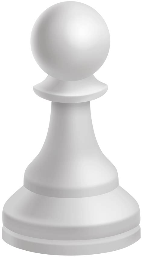 Pawn White Chess Piece PNG Clip Art - Best WEB Clipart