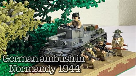 TIMELAPSE: LEGO WW2 Moc - German Ambush in Normandy 1944 | Cruiser Tank ...