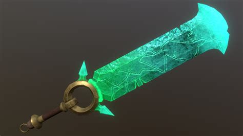 Jade sword - Download Free 3D model by FranciscoRodriguez [e8c727e ...