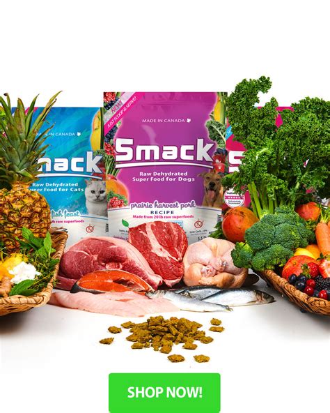 Smack Pet Food - 5-STAR RATED - Whole Raw Foods | Kibble Convenience ...