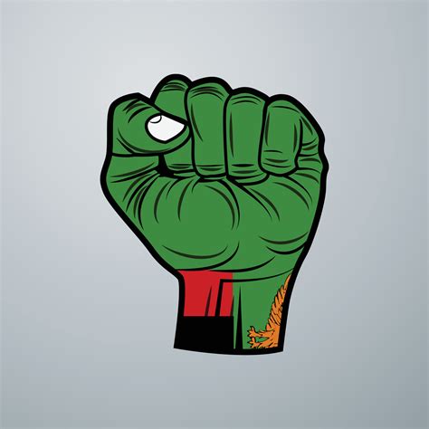 Zambia Flag with Hand Design 3481166 Vector Art at Vecteezy