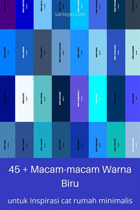 Jenis Jenis Warna Pastel Biru Elektrik - IMAGESEE