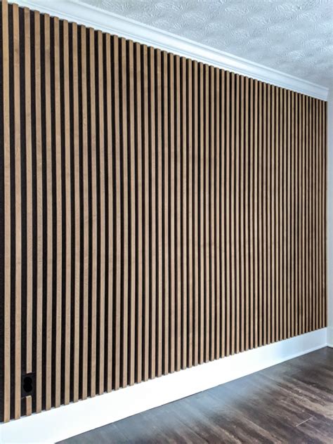 HOW TO MAKE AN AFFORDABLE WOOD SLAT WALL