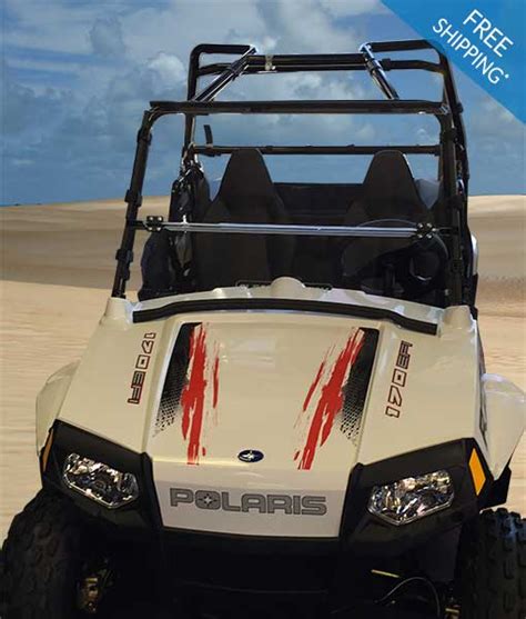 Polaris RZR 170 Full Folding Polycarbonate Windshield | UTV Parts ...