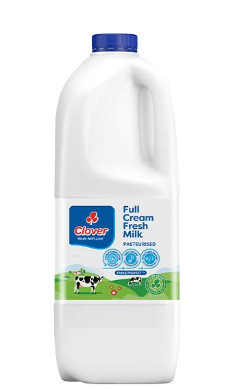 Clover Fresh Full Cream Milk - 2L | Clover Corporate