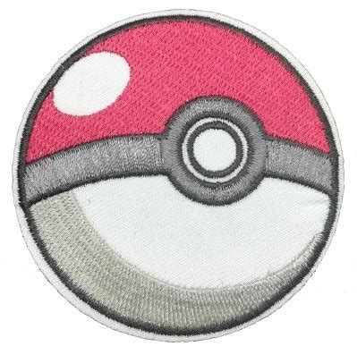 Pokemon Poke Ball Iron-On Patch – Dangerous Damsels