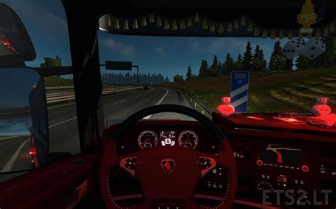 Animation steering wheel | ETS 2 mods