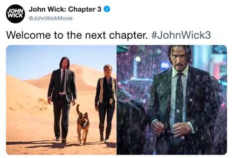 Welcome to the next chapter. #JohnWick3 | John Wick | Know Your Meme