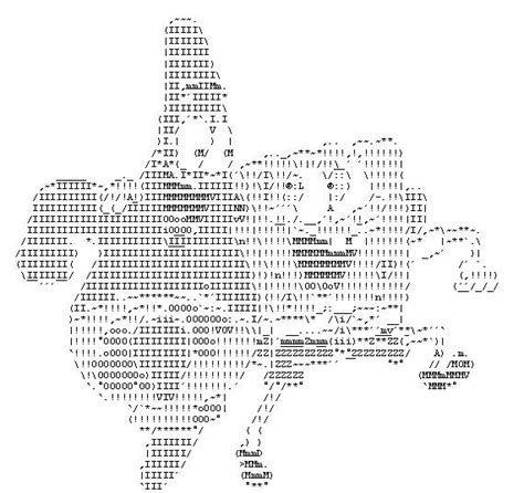 Simple ascii art animals - switiwant