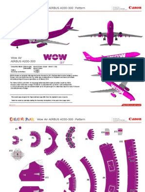 A320 Papercraft