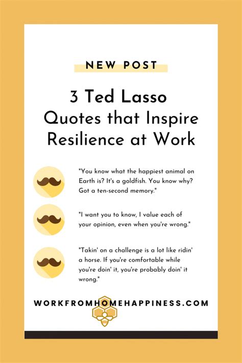 Ted Lasso Quotes About Resilience at Work | Lasso, Ted, Quotes