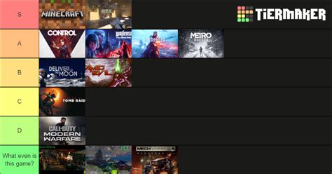 Games with RTX Tier List (Community Rankings) - TierMaker