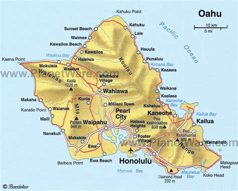 dudo kemol: map of Oahu