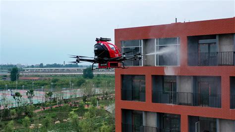 EHang eVTOLs In Chinese High-Rise Fire Drill | Aviation Week Network